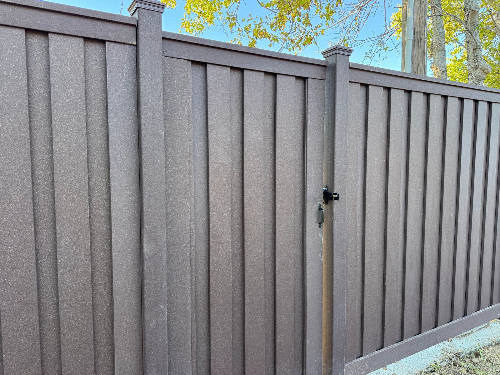 Trex Composite Fence Installation in Dallas
